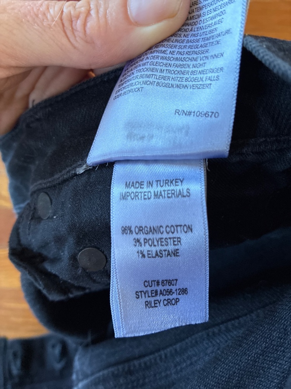 Agolde denim Riley crop - Picture 5 of 5